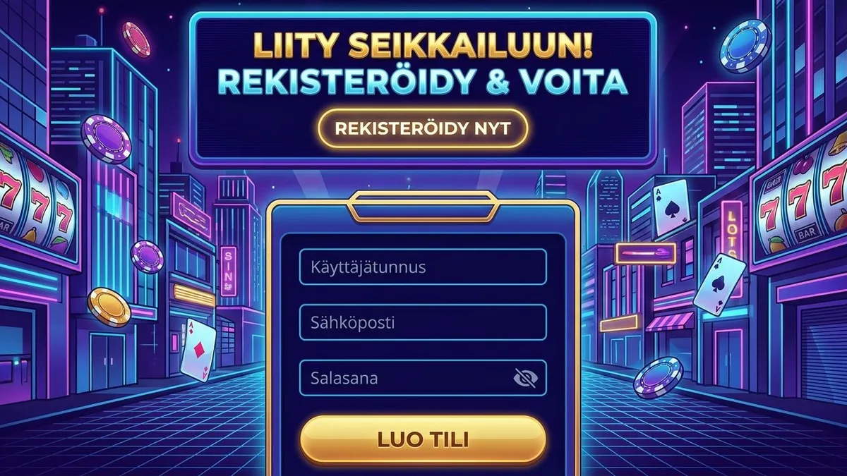 Rekisteröidy bonuksella